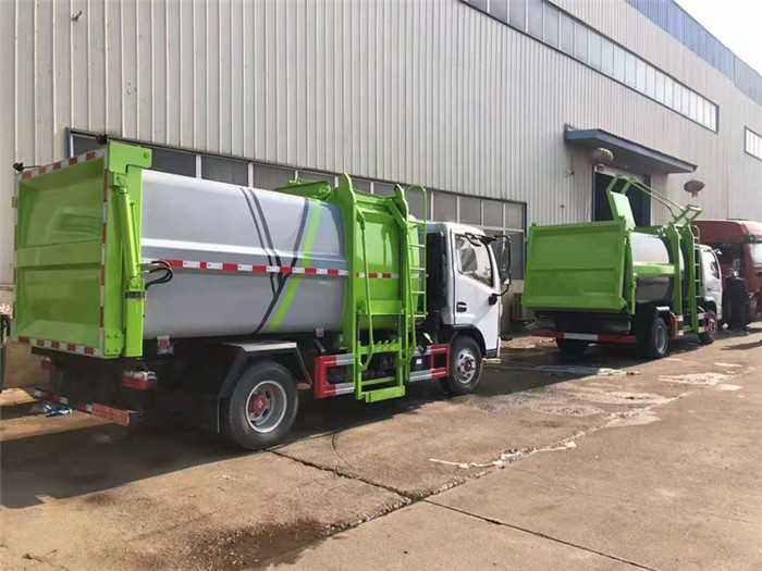  蓝牌7.5方挂桶压缩车