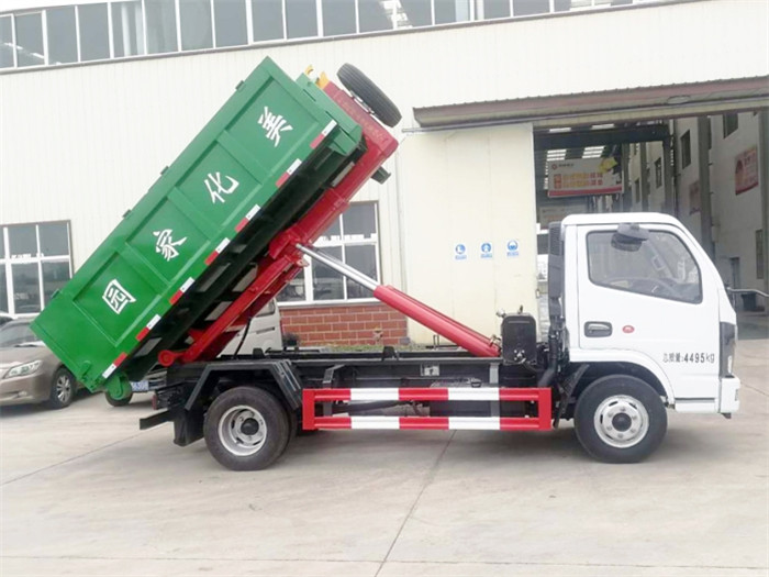 东风5方勾臂垃圾车